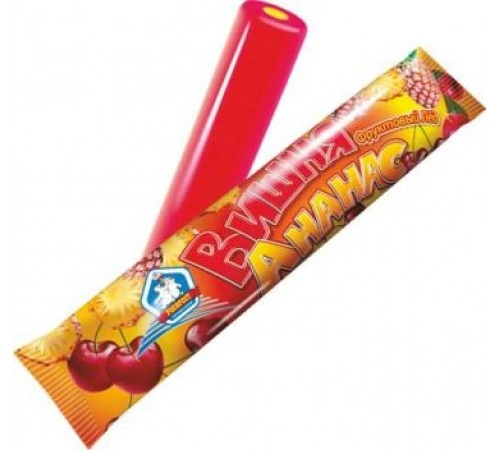 Мороженое Фруктовый лед вишня 60гр Мороженое Фруктовый лед вишня 60гр