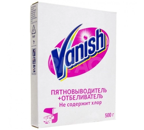 Пятновыводитель отбеливатель Vanish 500гр Пятновыводитель отбеливатель Vanish 500гр