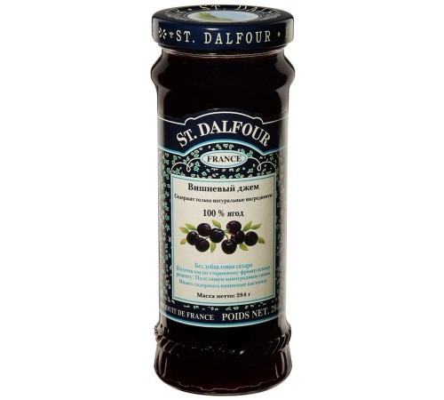 Джем вишня без сахара St.Dalfour 284г Джем вишня без сахара St.Dalfour 284г