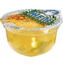 Желе ананас с кусочками фруктов 150гр