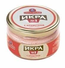Икра мойвы деликатесная с креветкой Санта Бремор 180 гр