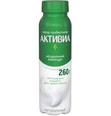 Йогурт питьевой Натуральный АКТИВИЯ 260 мл 2,0%
