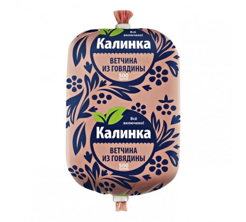 Ветчина из говядины Калинка 500 гр