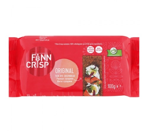 Хлебцы сухарики Ржаные Финн Крисп 100г