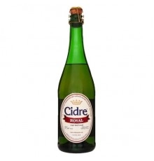 Сидр Яблочный полусладкий газированный 5,0% 0,75л с/б Сидр Роял