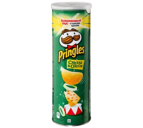 Чипсы картофельные сыр-лук Принглс 165г
