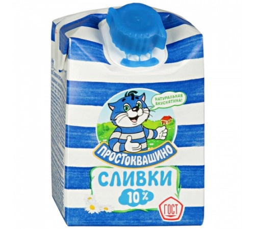 Сливки питьевые ультрапастеризованные Простоквашино 200г 10% Сливки питьевые ультрапастеризованные Простоквашино 200г 10%