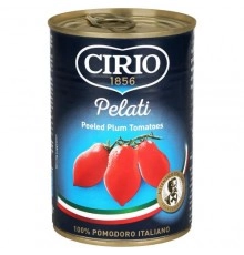 Томаты целые очищенные CIRIO Pelati 400 гр