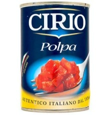 Томаты Polpa очищенные резаные Cirio 400 гр