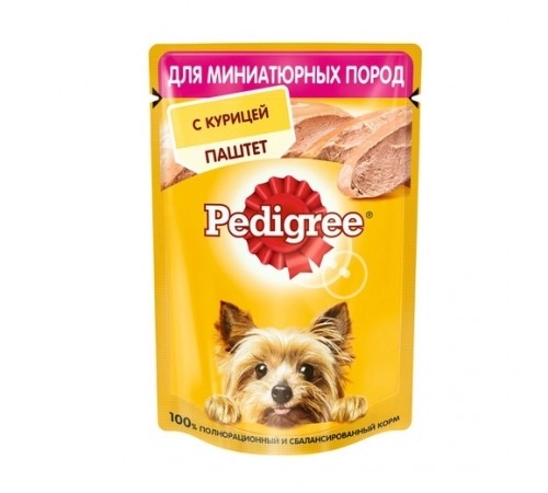 Корм для собак Курица паштет Pedigree 80 гр Корм для собак Курица паштет Pedigree 80 гр