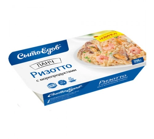 Ризотто с морепродуктами замороженное Сытоедов 250 гр Ризотто с морепродуктами замороженное Сытоедов 250 гр