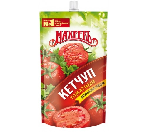 Кетчуп Томатный дой-пак Махеев 300г Кетчуп Томатный дой-пак Махеев 300г