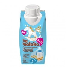 Напиток овсяный Baby с 8 месяцев Nemoloko 0,2л 3,2%