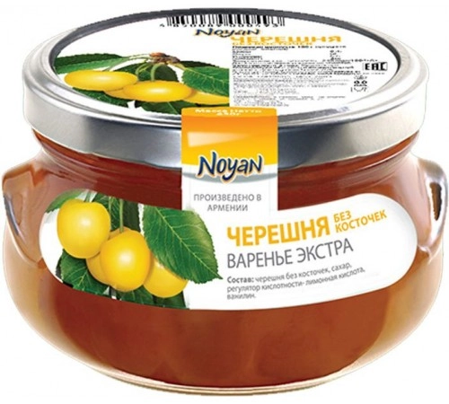 Варенье из белой черешни экстра Ноян 450г