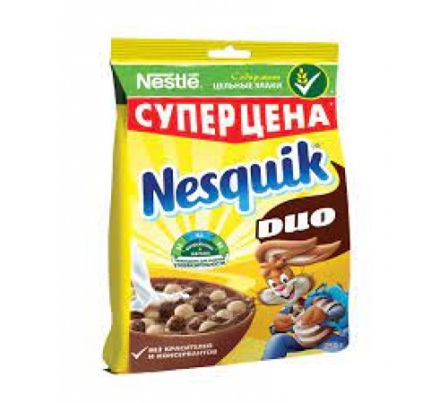 Готовый завтрак Nesquik Duo 250г Готовый завтрак Nesquik Duo 250г