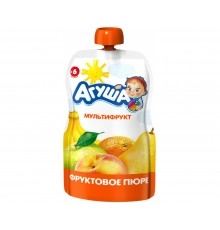 Пюре фруктовое мультифрукт Агуша 90гр