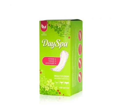 Прокладки ежедневные DaySpa 60шт Прокладки ежедневные DaySpa 60шт