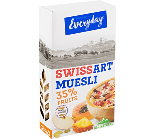 Мюсли с фруктами Everyday SwisArt 300г Мюсли с фруктами Everyday SwisArt 300г