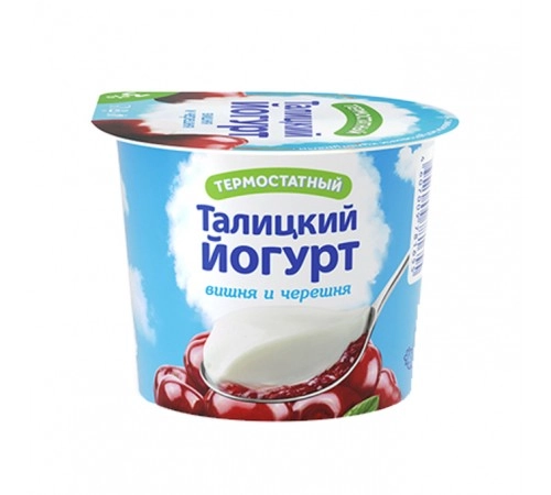 Йогурт Вишня-Черешня Талицкий 125 гр 3 %