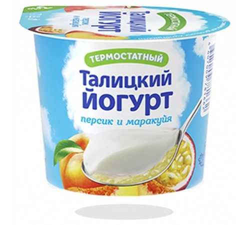 Йогурт Персик-Маракуйя Талицкий 125 гр 3 % Йогурт Персик-Маракуйя Талицкий 125 гр 3 %
