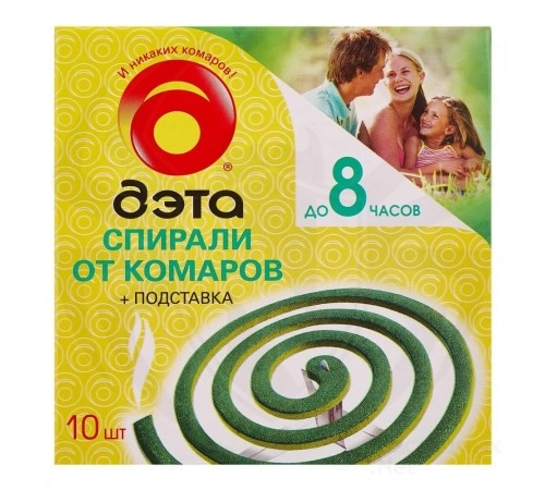 Спирали от комаров Дэта 10 шт Спирали от комаров Дэта 10 шт