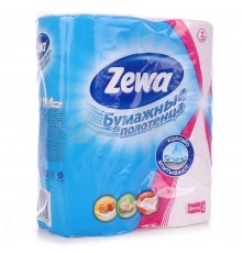 Полотенца бумажные Zewa 2-х слойные 2шт