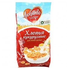 Хлопья кукурузные Любятово 300 гр