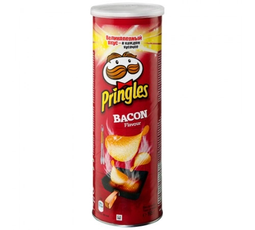Чипсы картофельные Принглс Бекон 165г
