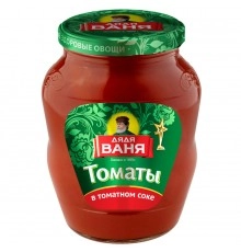 Томаты в томатном соке Дядя Ваня 680г