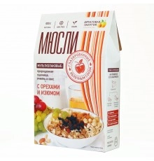 Мюсли мультизлаковые с орехами Фруктовая энергия 270г
