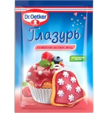 Глазурь со вкусом лесных ягод Dr.Oetker 90гр