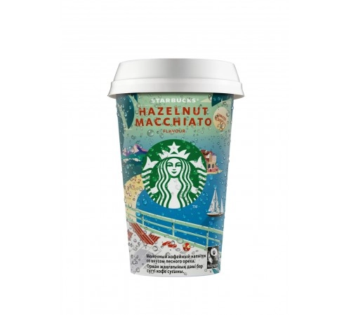 Напиток кофейный Hazelnut Macchiato Старбакс 220мл Напиток кофейный Hazelnut Macchiato Старбакс 220мл