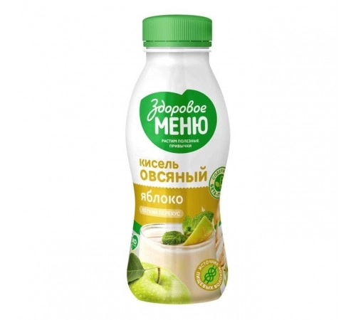 Кисель овсяный яблоко Здоровое меню 250гр