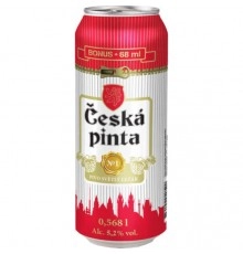 Пиво Ческа пинта светлое №1 0,563 5,2%