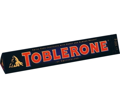 Шоколад горький с медово-миндальной нугой Toblerone 100гр