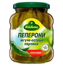 Перец Пеперони жгуче-острый Kuhne 300гр