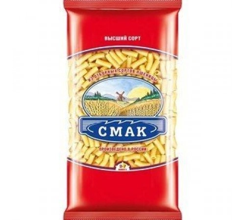 Макароны рожки Смак 400гр Макароны рожки Смак 400гр