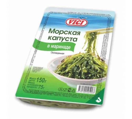 Капуста морская в маринаде VICI 150 гр Капуста морская в маринаде VICI 150 гр