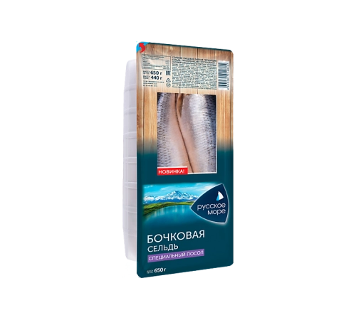 Сельдь бочковая Русское Море 650г
