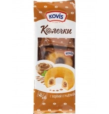 Колечки с вареной сгущенкой Ковис 240гр
