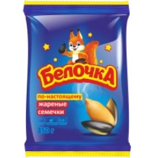 Семечки подсолнечные Белочка 350 гр