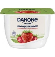 Творожок Клубника земляника Данон 130 г 3,6%