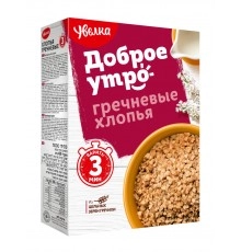 Хлопья гречневые Увелка 400гр