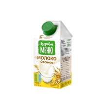 Молоко овсяное Здоровое Меню 0,5л 1,2%