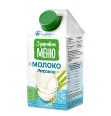 Молоко рисовое Здоровое Меню 0,5л 1%