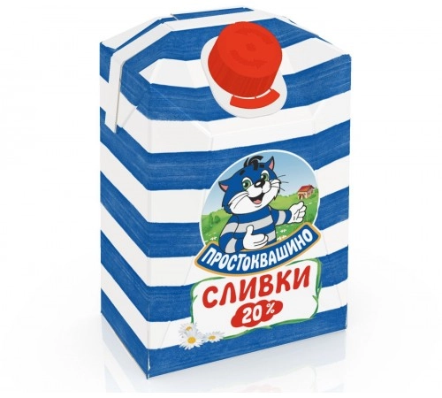 Сливки ультрапастеризованные Простоквашино 200г 20% Сливки ультрапастеризованные Простоквашино 200г 20%