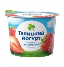 Йогурт Клубника Талицкий 125 гр 3,0%
