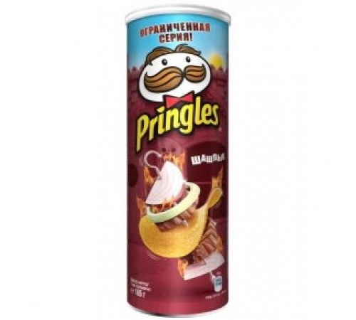 Чипсы картофельные Шашлык Принглс 165г