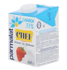 Сливки для взбивания Parrmalat 500гр 35%