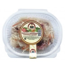 Капуста квашеная с морковью и клюквой  Илья Муромец 350г